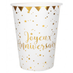 10 GOBELETS 27cl JOYEUX...