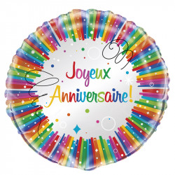 (A) BALLON MYLAR 18" JOYEUX...