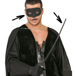 SET ZORRO EPEE NOIRE + MASQUE