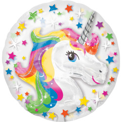 (C) BALL.MYLAR 20" LICORNE...