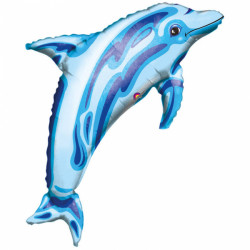 (C) BALLON ALU DAUPHIN BLEU...
