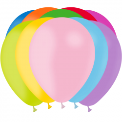 50 BALLONS 11"(28-30cm)...