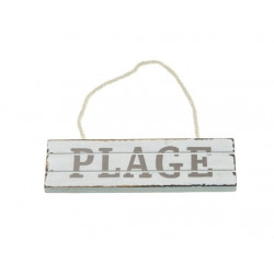 PANCARTE BOIS "PLAGE" A...