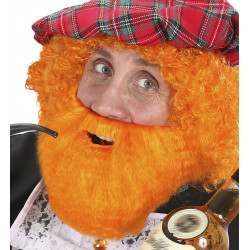 BARBE ROUSSE AVEC MOUSTACHE...