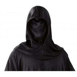 CAPUCHE VISAGE INVISIBLE NOIR