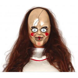 MASQUE POUPEE DEMONIAQUE PVC