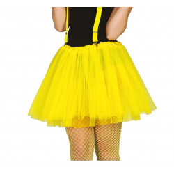 TUTU 40cm ADULTE FLUO JAUNE