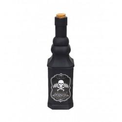 FLACON VERRE NOIR HALLOWEEN...