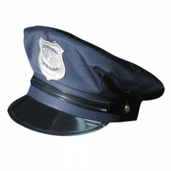 CASQUETTE POLICIER AJUSTABLE