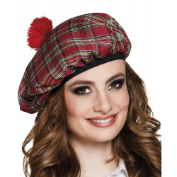 BERET ECOSSAIS ROUGE