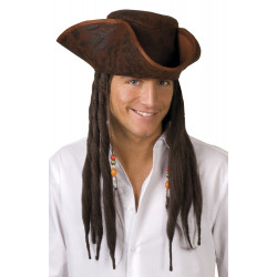 CHAPEAU TRICORNE SIMILI...