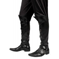 SURBOTTES NOIRES A BOUCLES...