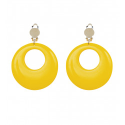 BOUCLES D'OREILLES NEON JAUNES