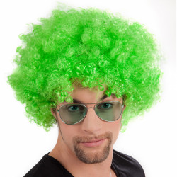 PERRUQUE AFRO EXTRA VERTE UV
