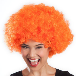 PERRUQUE AFRO EXTRA ORANGE