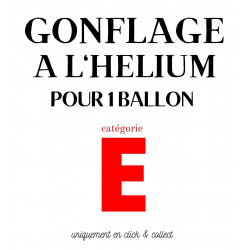 GONFLAGE (E) HELIUM ALU XXL