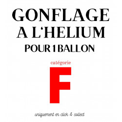 GONFLAGE (F) HELIUM LATEX...