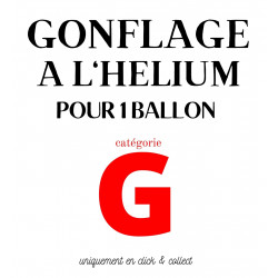 GONFLAGE (G) HELIUM LATEX...