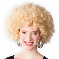 PERRUQUE AFRO EXTRA BLONDE