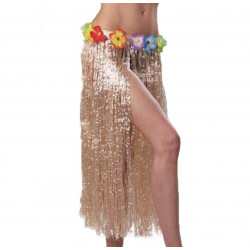 JUPE HAWAI 75cm NATUREL