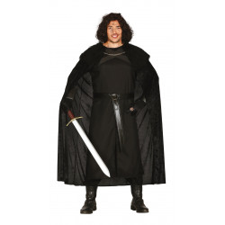 GUERRIER MEDIEVAL NOIR HOM.XL