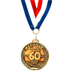 MEDAILLE OR 60 ANS