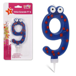 * BOUGIE GEANTE AVEC YEUX...