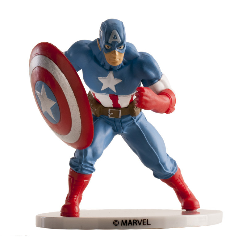 Decor De Gateau Pvc Avengers Captain America H8 5cm Decor De Gateau Pvc Avengers Captain America H8 5cm