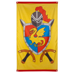 DRAPEAU CHEVALIERS 150x90cm