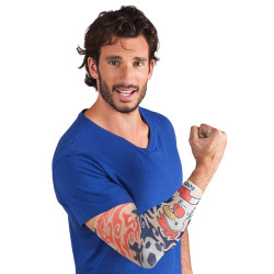 MANCHE TATOUAGE "ALLEZ LES...