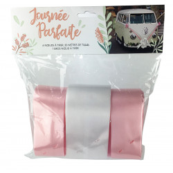 KIT DECO VOITURE ROSE