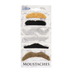 6 MOUSTACHES NATURELLES