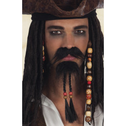 MOUSTACHE+BARBE PIRATE