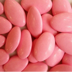 500G DRAGEES CHOCOLAT MAT ROSE