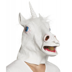 MASQUE LATEX LICORNE