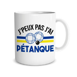 MUG J'PEUX PAS, J'AI PETANQUE