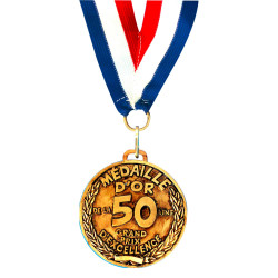 MEDAILLE OR 50 ANS