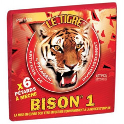 (F2) 6 PETARDS BISON 1 OU...