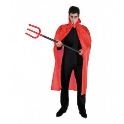 CAPE 127cm TAFFETAS ROUGE