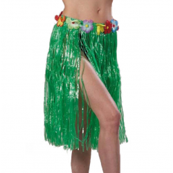 JUPE HAWAI 55cm VERTE