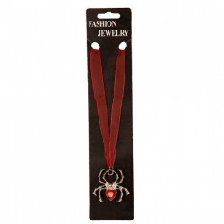 BAGUE ARAIGNEE PIERRE ROUGE