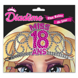 DIADEME FUCHSIA MISS 18ANS