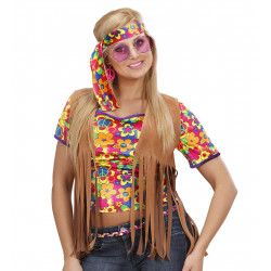 GILET A FRANGES HIPPIE...