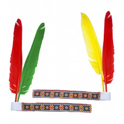 BANDEAU INDIEN AVEC PLUMES