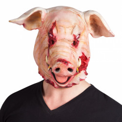 MASQUE LATEX COCHON SANGLANT