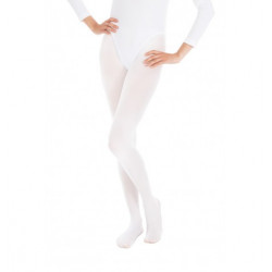 COLLANT 60 DENIERS (S-M) BLANC